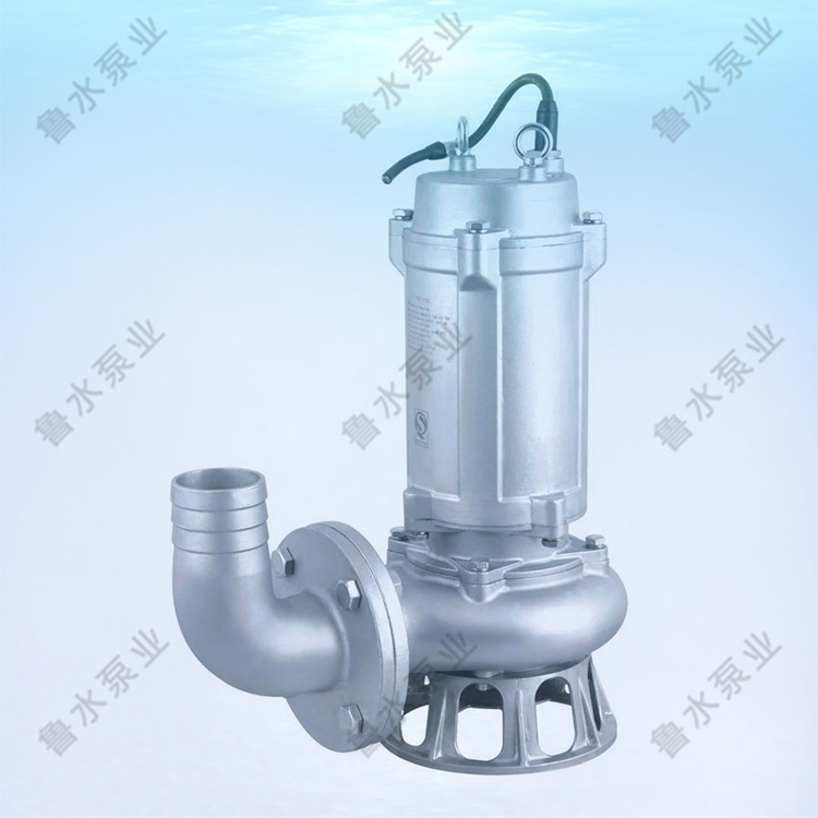 WQP型不鏽(xiu)鋼無堵(du)塞潛水(shui)泵